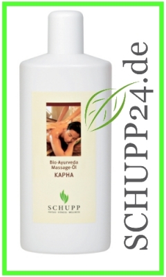 Schupp Bio-Ayurveda Massage-Öl KAPHA 1000 ml Paraffinfrei