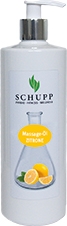 SCHUPP MASSAGE-ÖL ZITRONE 500 ml + 1 Spender
